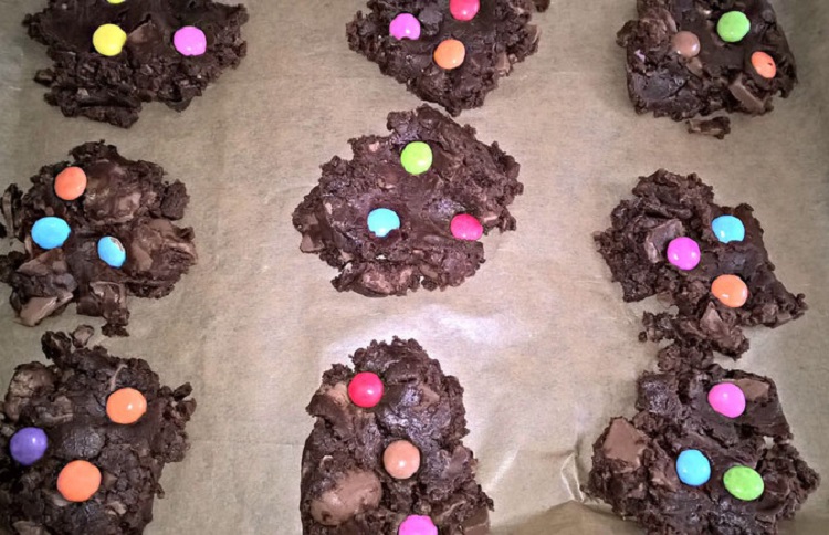 Rezept: Chocolate Chip Cookies aus Schokoresten — blautopfblau