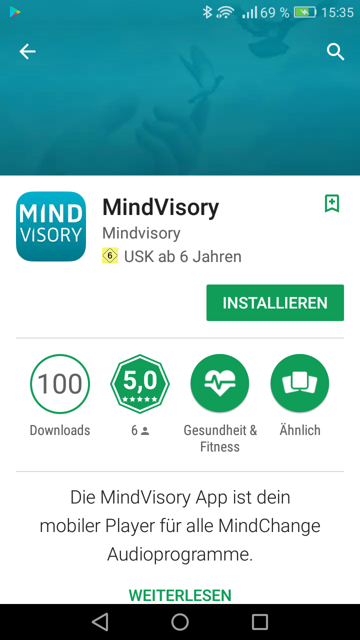 Mindvisory Allergien lindern App Erfahrung